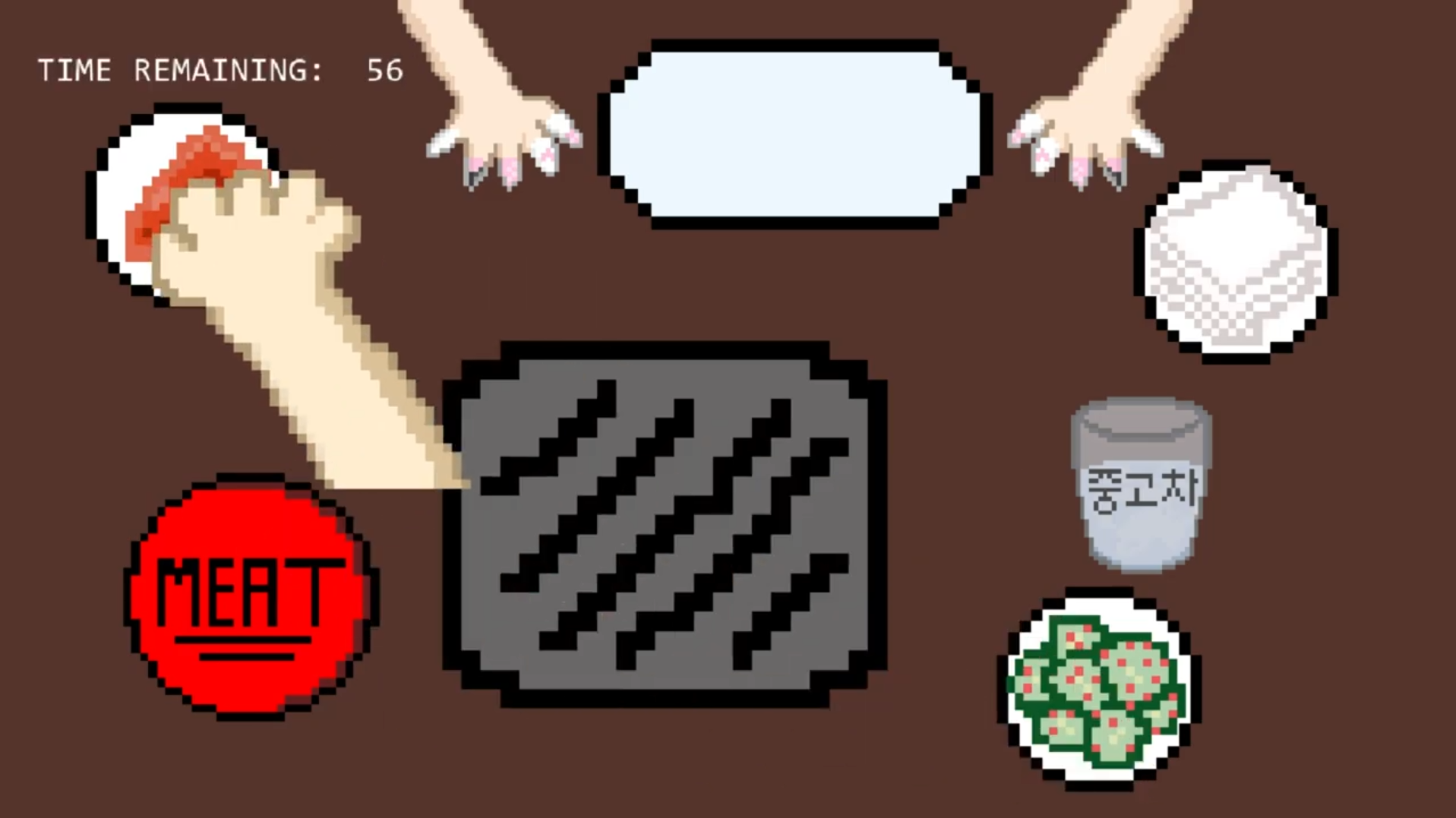Screenshot of KBBQ Simulator gameplay